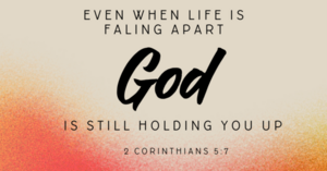 walking by faith not sight