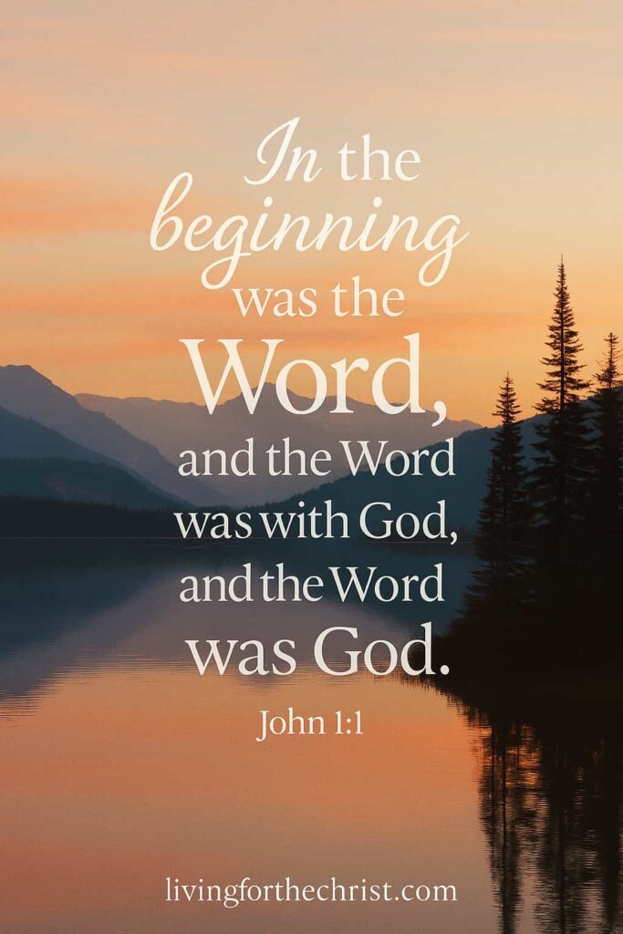 in the beginning was the word john 1-1