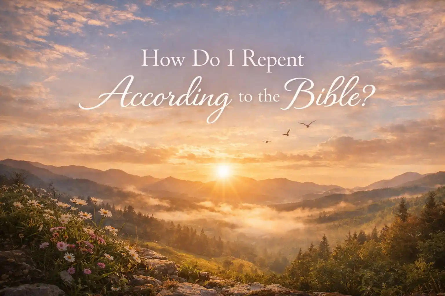 how do i repent according to the bible
