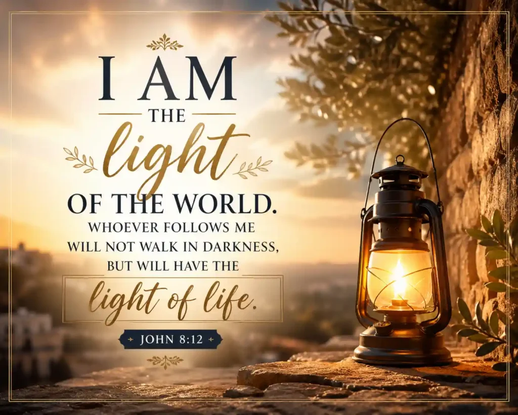 light of the world john 8:12