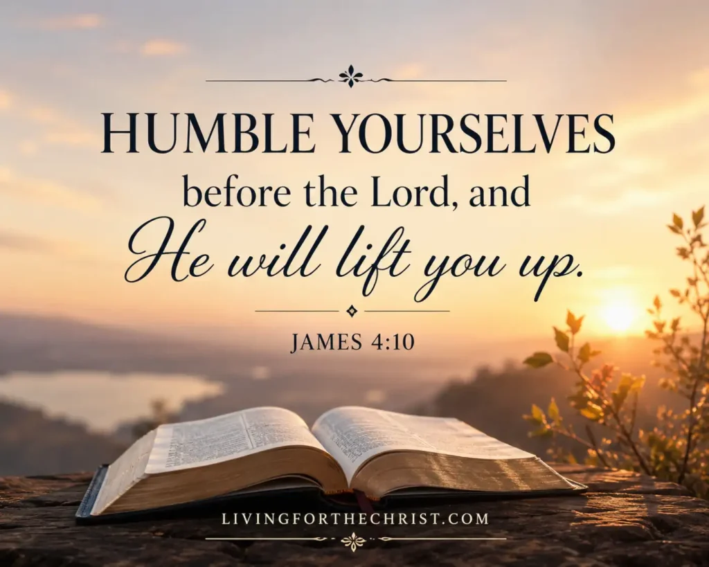 humbles yourselves before the Lord James 4-10