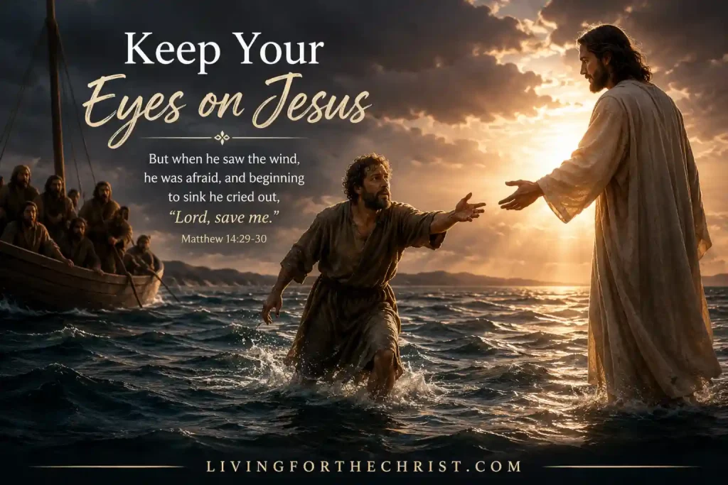 keep your eyes on Jesus