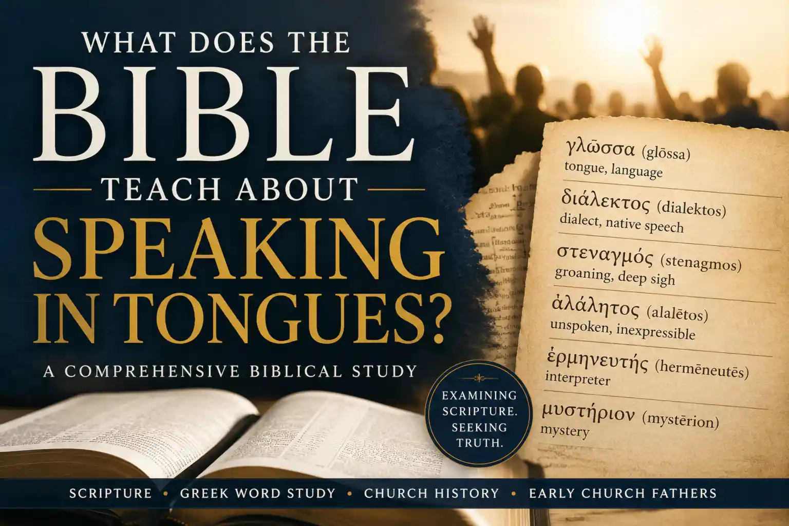 what does the bible teach about speaking in tongues
