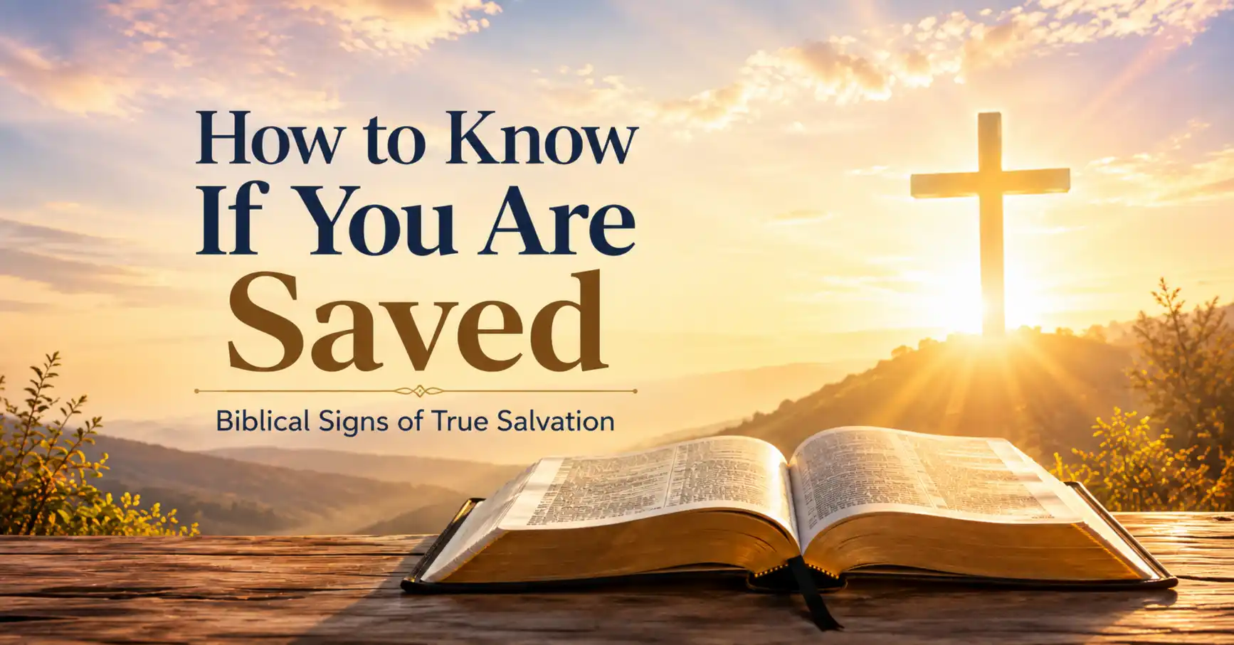 how to know you are saved