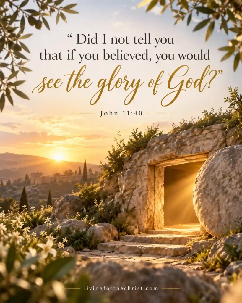 John 11:40 Bible quote verse