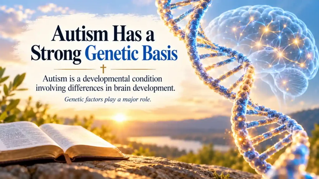 autism has a strong genetic basis