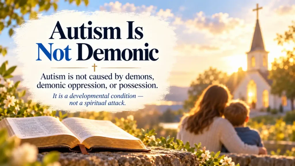 autism is not demonic